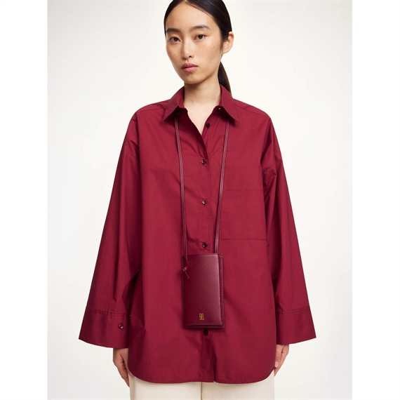 By Malene Birger Aya Phone Pouch, Cabernet 